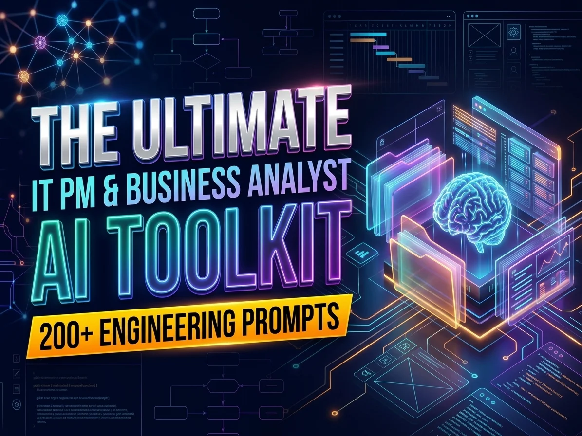 The Ultimate IT PM & Business Analyst AI Toolkit (200+ Engineering Prompts)