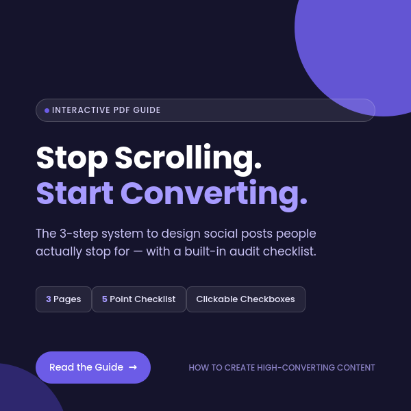 The Social Media Checklist Every Creator Needs